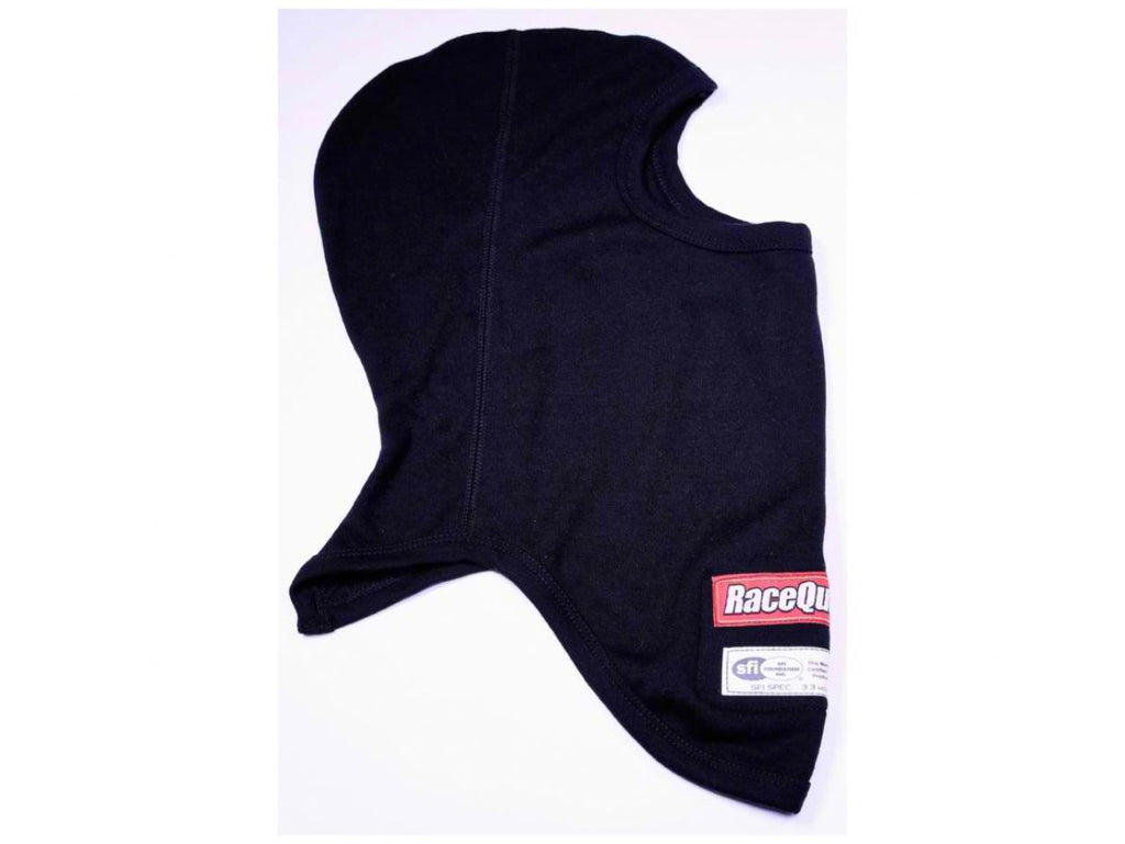 RaceQuip Black SFI 3.3 Fr Two Layer Hood - eliteracefab.com