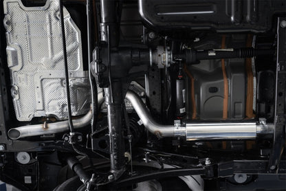 MBRP 18-20 Jeep Wrangler JL 2.5in Single Rear Exit Cat Back Exhaust - Aluminum - eliteracefab.com