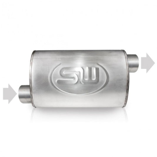 Stainless Works 2.5in ID OFFSET INLET/ 2.5in OD OFFSET OUTLET (ON OPPOSITE SIDES) 4inX8in Stainless Works