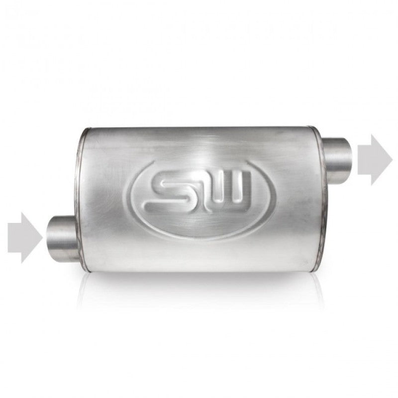Stainless Works 2.5in ID OFFSET INLET/ 2.5in OD OFFSET OUTLET (ON OPPOSITE SIDES) 5inX9in Stainless Works