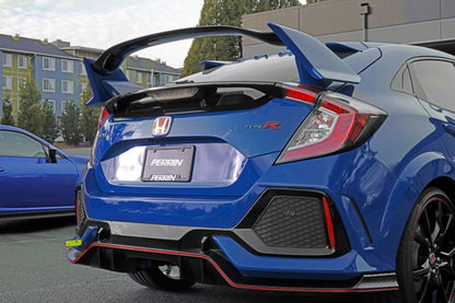 Perrin 10th Gen Civic SI/Type-R/Hatchback Tow Hook Kit (Rear) - Neon Yellow Perrin Performance