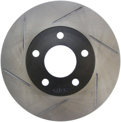 StopTech Power Slot 94-02 Mustang (Excl Cobra) / 03-04 Mustang Base/GT Front Right Slotted Rotor Stoptech