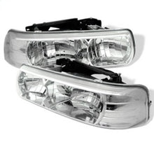 Load image into Gallery viewer, Spyder Chevy Silverado 1500/2500 99-02 Crystal Headlights Chrome HD-YD-CSIL99-C - eliteracefab.com