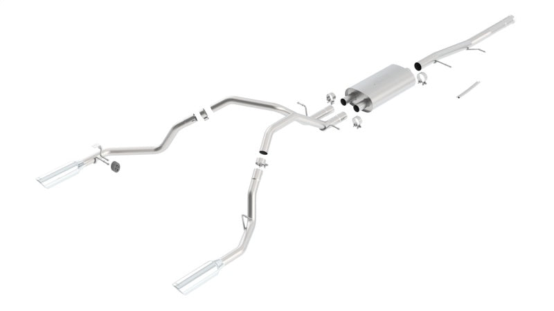 Borla 09-12 GMC Sierra 1500 / 09-12 Chevrolet Silverado 1500 SS Catback Exhaust - eliteracefab.com