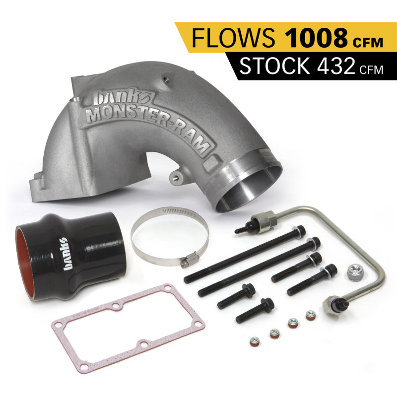 Banks Power 07.5-17 Ram 2500/3500 6.7L Diesel Monster-Ram Intake System w/ Fuel Line 4in Natural - eliteracefab.com