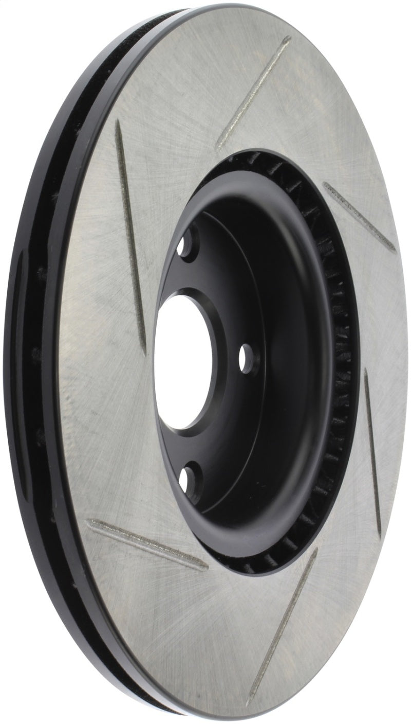 StopTech 16-18 Mazda Miata MX-5 Sport Slotted Front Left Rotor - eliteracefab.com
