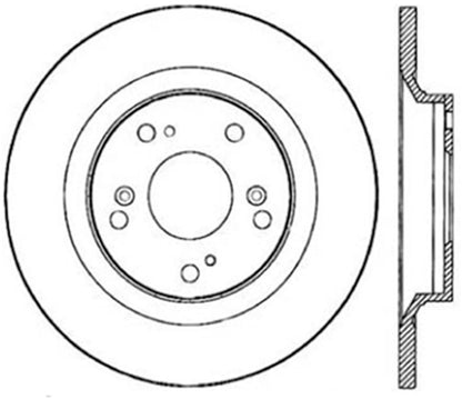StopTech Power Slot 00-09 Honda S2000 CRYO Rear Right Slotted Rotor Stoptech