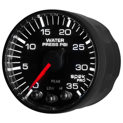 Autometer Spek-Pro 52.4mm 0-35 PSI Digital Stepper Motor Water Pressue Gauge P343328