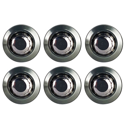 BLOX Racing New Fender Washers Kit M6 12pt - 6pc Large Diameter Gun Metal BLOX Racing