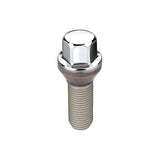 McGard Hex Lug Bolt (Cone Seat) M14X1.5 / 17mm Hex / 28.0mm Shank Length (Box of 50) - Chrome