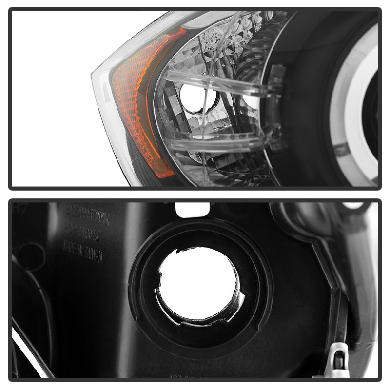 Spyder BMW E90 3-Series 06-08 Projector LED Halo Amber Reflctr Rplc Bulb Blk PRO-YD-BMWE9005-AM-BK - eliteracefab.com
