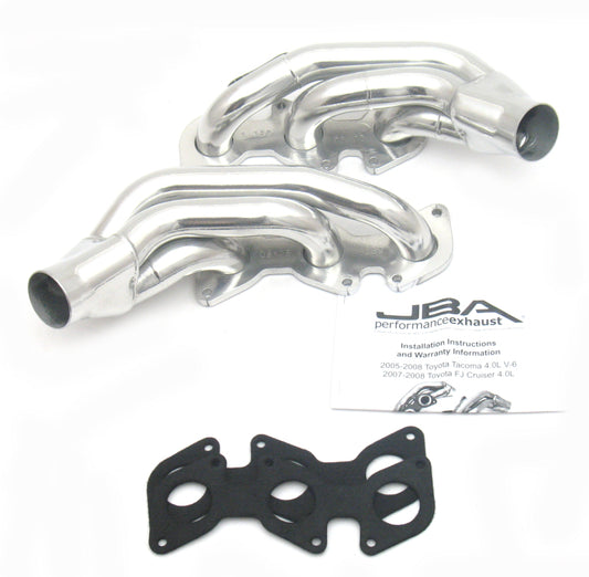 JBA 03-09 Toyota 4.0L V6 w/o A.I.R. 1-1/2in Primary Silver Ctd Cat4Ward Header JBA