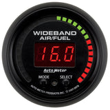 AutoMeter GAUGE; AIR/FUEL RATIO-PRO; 2 1/16in.; 10:1-20:1; DIGITAL W/PEAK/WARN; ES