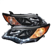 Load image into Gallery viewer, Spyder Toyota Camry 12-14 Projector Headlights DRL Blk High 9005 (Not Included PRO-YD-TCAM12-DRL-BK - eliteracefab.com