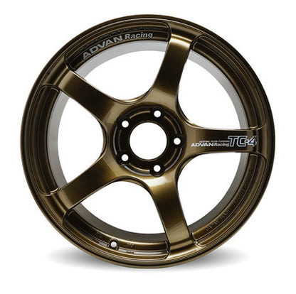 Advan YAD6G38AUA TC4 16x8.0 +38 4-100 Umber Bronze Metallic Wheel (No Ring)