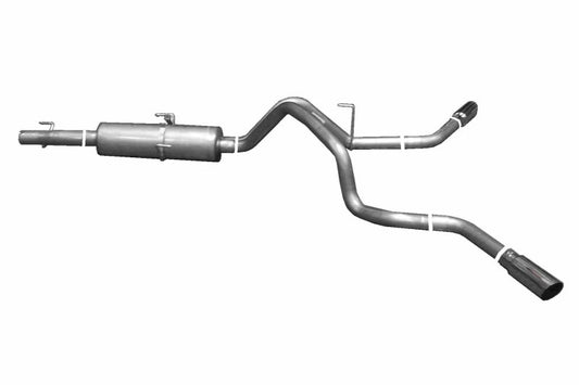 Gibson 04-05 Dodge Ram 1500 SLT 5.7L 2.5in Cat-Back Dual Extreme Exhaust - Aluminized Gibson