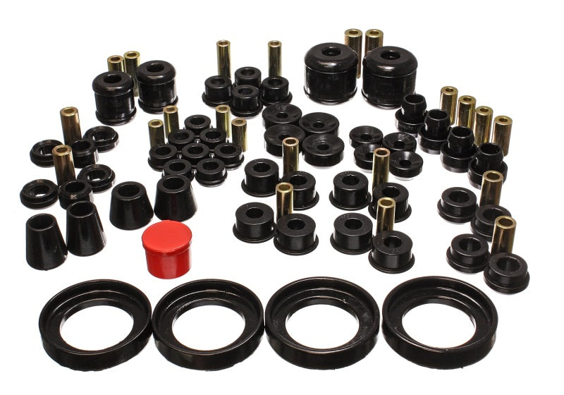 Energy Suspension 97-01 Honda Prelude (Type SH Only) Black Hyper-Flex Master Bushing Set