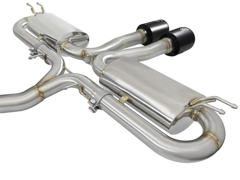 aFe Takeda 3in 304 SS Cat-Back Exhaust System w/ Black Tips 2017+ Honda Civic Si (4dr) I4 1.5L (t) - eliteracefab.com