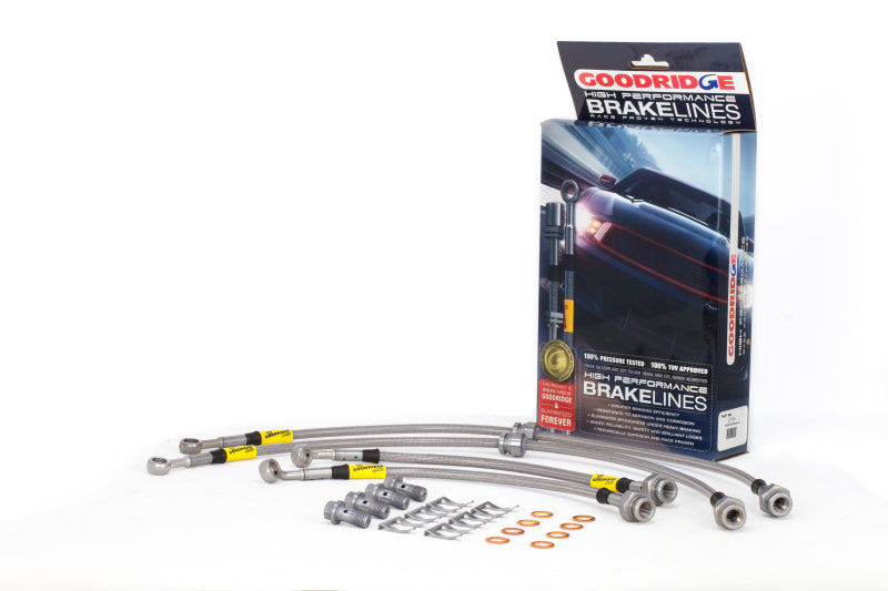 Goodridge 09-13 Nissan Maxima All Models Stainless Steel Brake Lines Kit - eliteracefab.com