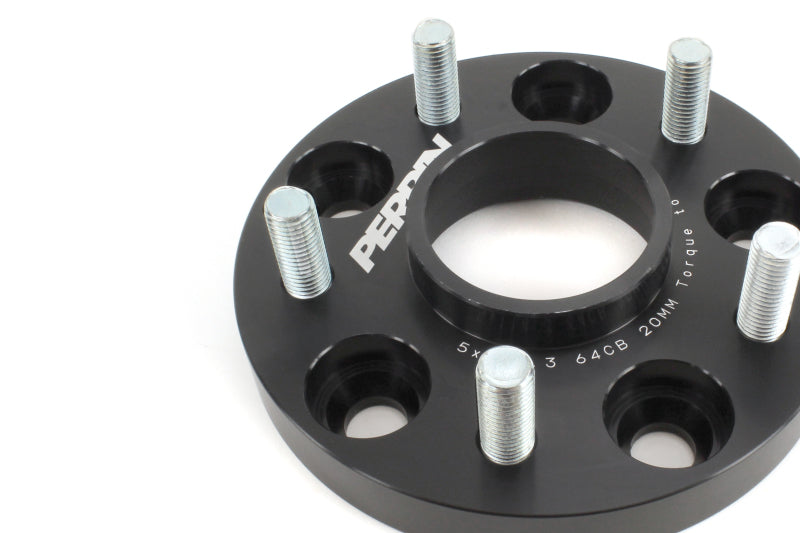 Perrin 17-18 Honda Civic Si 64.1mm Hub 5x114.3 20mm Wheel Spacers (One Pair) - eliteracefab.com