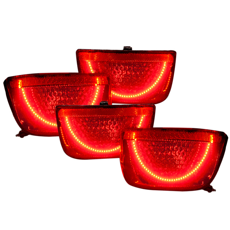 Oracle 10-13 Chevrolet Camaro LED Afterburner Tail Light Halo Kit - Red - eliteracefab.com