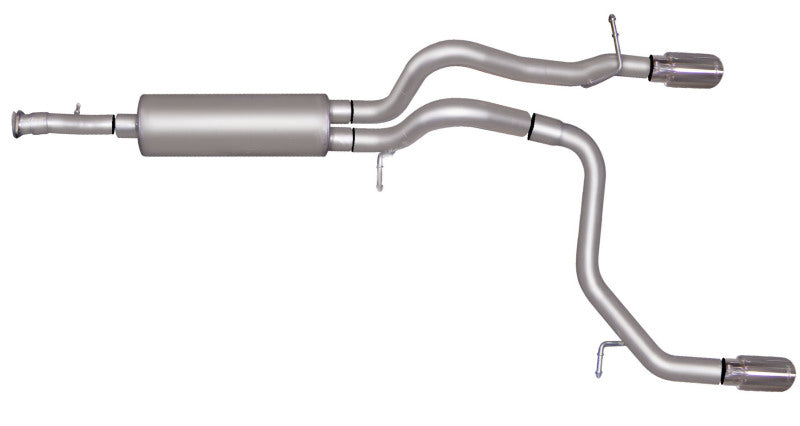 Gibson 07-10 Hummer H3 Base 3.7L 2.5in Cat-Back Dual Split Exhaust - Aluminized - eliteracefab.com