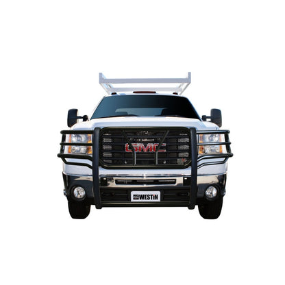 Westin 2007-2010 Chevrolet Silverado 25/3500HD HDX Grille Guard - Black Westin