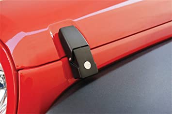 Rampage 2007-2018 Jeep Wrangler(JK) Hood Catch Locking - Black - eliteracefab.com