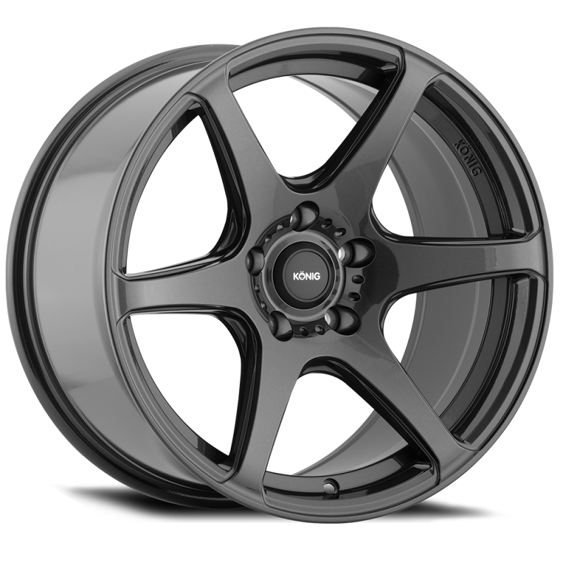 Konig Tandem 17x8 5x114.3 ET35 Gloss Graphite - eliteracefab.com