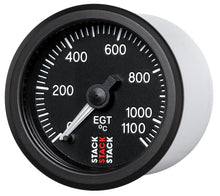 Load image into Gallery viewer, Autometer Stack 52mm 0-1100 Deg C Pro Stepper Motor Exhaust Gas Temp Gauge - Black