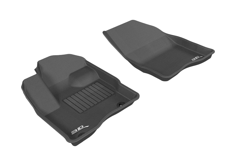 3D MAXpider L1FR01811509 2010-2019 Ford Taurus Kagu 1st Row Floormat - Black