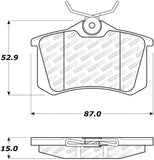 StopTech Street Disc Rear Brake Pads - 305.03400