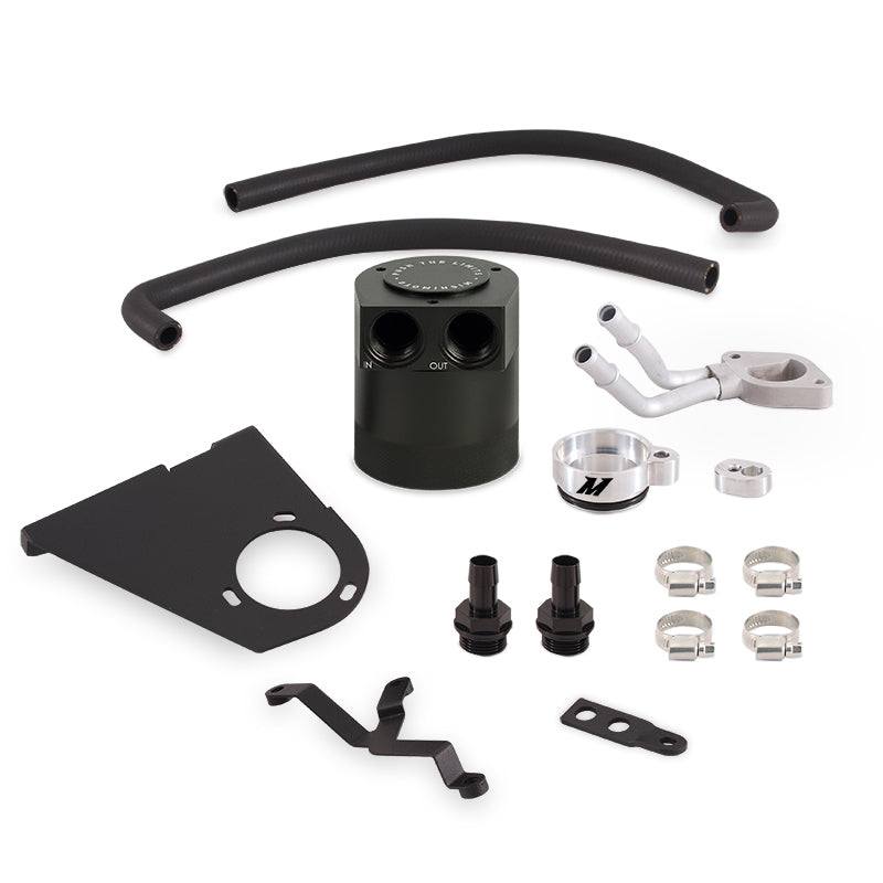 Mishimoto 2017+ Ford 6.7L Powerstroke Baffled Oil Catch Can Kit - eliteracefab.com