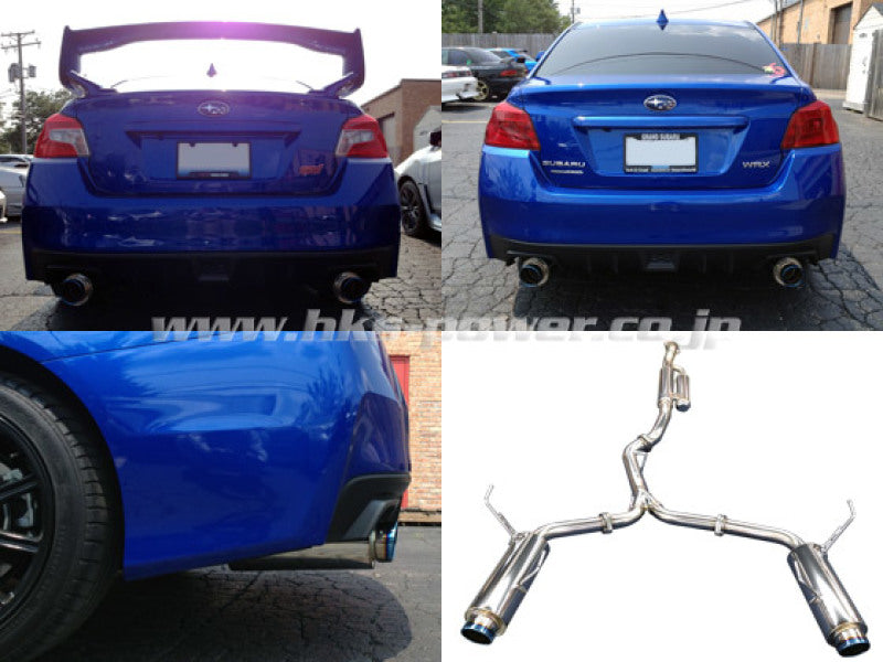 HKS Hi-Power Muffler WRX STI/WRX 2015 US - eliteracefab.com