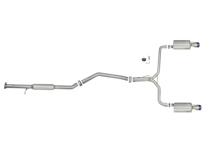 aFe Takeda 2.5-1.75in 304 SS Cat-Back Exhaust System 13-17 Honda Accord LX / EX / EX-L L4-2.4L aFe