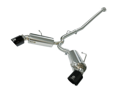 aFe Takeda Exhaust Axle-Back 13-15 Scion FRS / Subaru BRZ 304SS Black Dual Tips Exhaust - eliteracefab.com