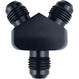 Vibrant -12 x -10 ORB Male to Male Union Adapter - Anodized Black