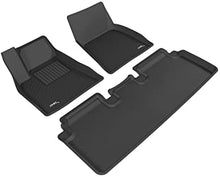 Load image into Gallery viewer, 3D MAXpider 2012-2020 Tesla Model S Kagu 2nd Row Floormats - Black - eliteracefab.com