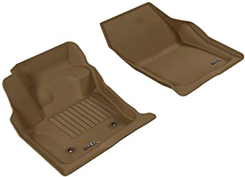 3D MAXpider 2013-2016 Lincoln MKZ Kagu 1st & 2nd Row Floormats - Black - eliteracefab.com