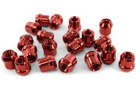 WHEEL MATE MUTEKI OPEN END LUG NUTS – RED 12×1.25 - eliteracefab.com