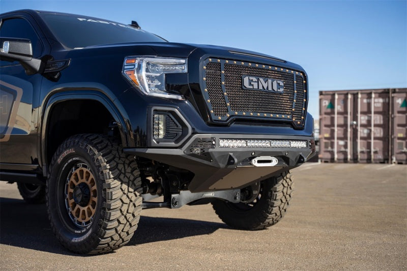 Addictive Desert Designs 2019 GMC Sierra 1500 SF Front Bumper w/ Winch Mount&Sensor Cutout Addictive Desert Designs