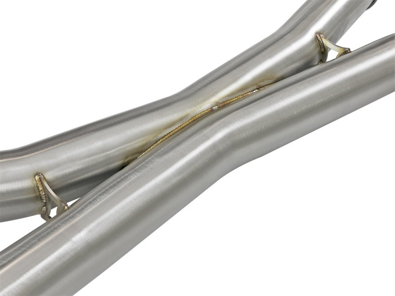 aFe MACH Force-Xp 3.5in 304 SS Cat-Back w/Polished Tips 15-18 BMW X5 M (F85)/X6 M (F86) V8-4.4L S63 aFe