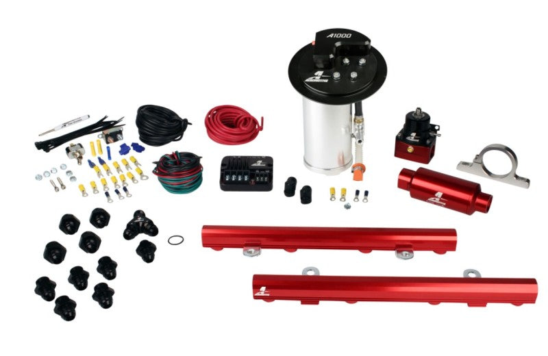 Aeromotive 10-17 Mustang GT Stealth A100 Street Fuel Pump System w/Fuel Rails