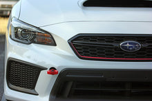 Load image into Gallery viewer, Perrin Tow Hook Kit - Front 2018+ Subaru WRX/STI - Red - eliteracefab.com