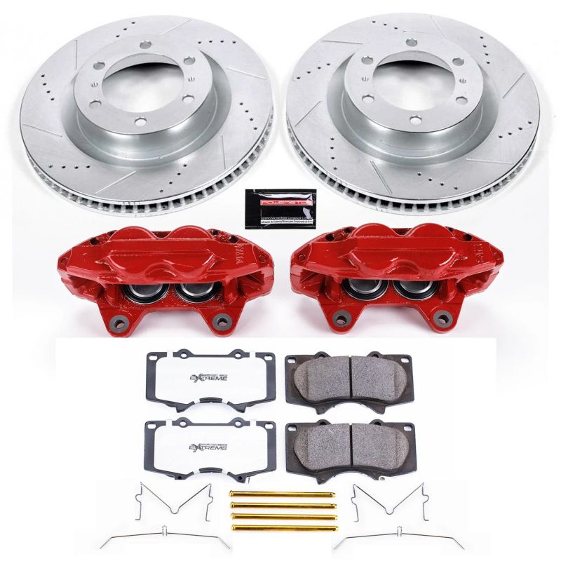 Power Stop 10-15 Lexus GX460 Front Z36 Truck & Tow Brake Kit w/Calipers - eliteracefab.com