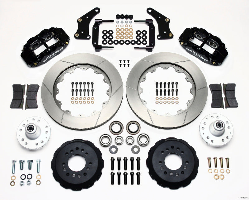 Wilwood Narrow Superlite 6R Front Hub Kit 14.00in Large GM 57-70 Drop Spindle Wilwood
