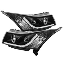 Load image into Gallery viewer, Spyder Chevy Cruze 11-14 Projector Headlights Light Tube DRL Blk PRO-YD-CCRZ11-LTDRL-BK - eliteracefab.com