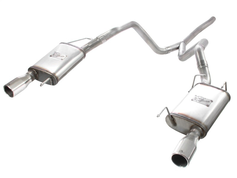 aFe MACHForce XP 05-09 Ford Mustang V6 4.0L 2-1/2in. 409 SS Cat-Back Exhaust aFe