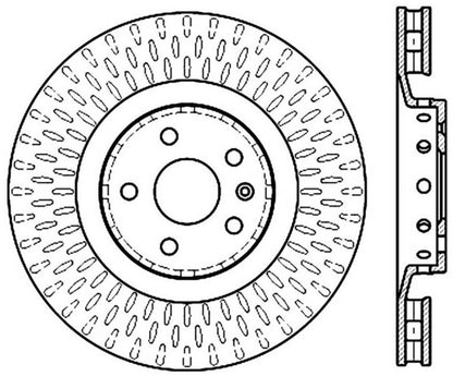 StopTech Drilled & Slotted Left Sport Brake Rotor for 2009 Cadillac CTS-V - eliteracefab.com