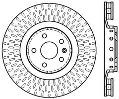 StopTech Drilled & Slotted Left Sport Brake Rotor for 2009 Cadillac CTS-V - eliteracefab.com